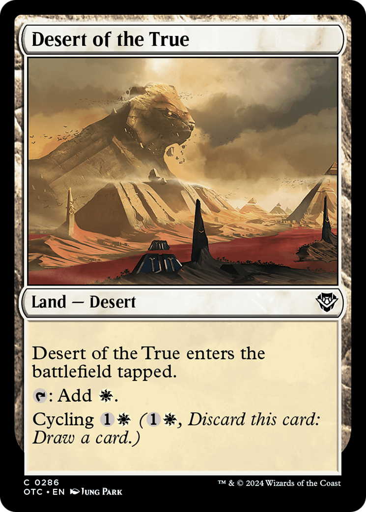 Desert of the True [Outlaws of Thunder Junction Commander] | Odin's Place