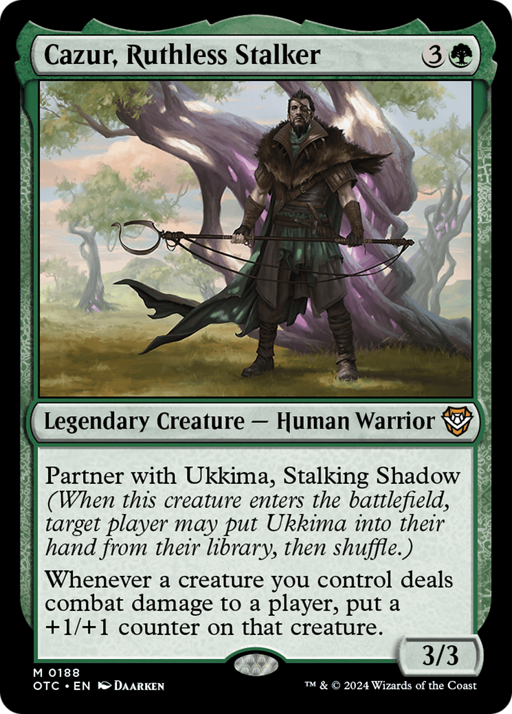 Cazur, Ruthless Stalker [Outlaws of Thunder Junction Commander] | Odin's Place