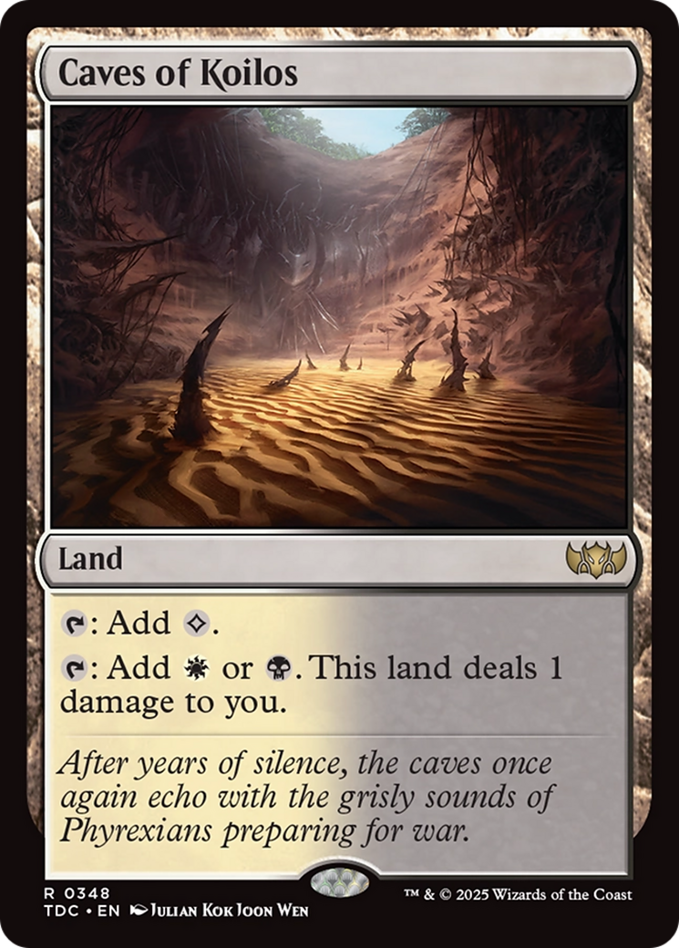 Caves of Koilos [Tarkir: Dragonstorm Commander] | Odin's Place
