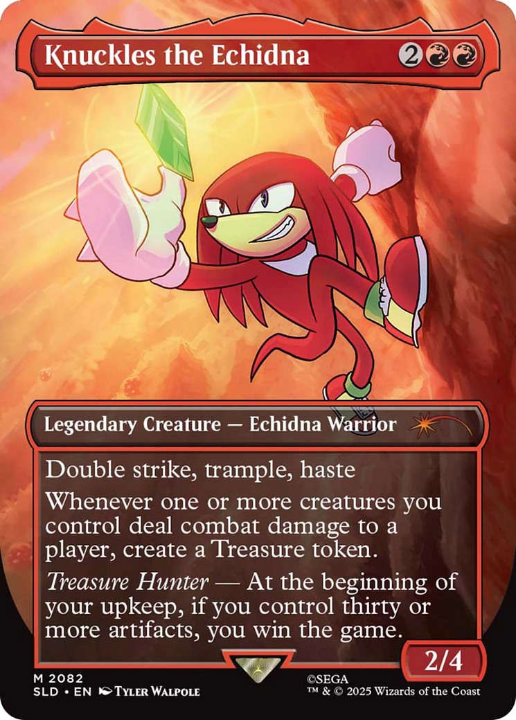 Knuckles the Echidna (Rainbow Foil) [Secret Lair Drop Series] | Odin's Place