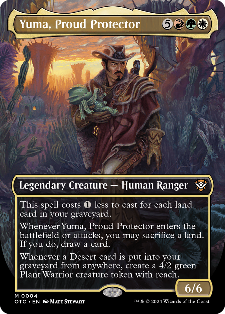 Yuma, Proud Protector (Borderless) [Outlaws of Thunder Junction Commander] | Odin's Place