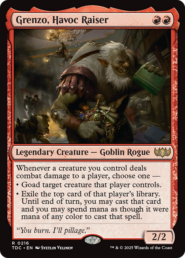 Grenzo, Havoc Raiser [Tarkir: Dragonstorm Commander] | Odin's Place