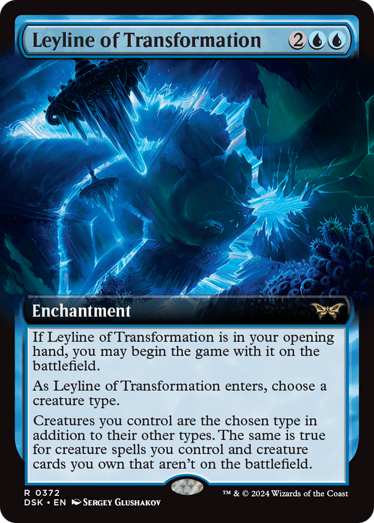 Leyline of Transformation (Extended Art) [Duskmourn: House of Horror] | Odin's Place
