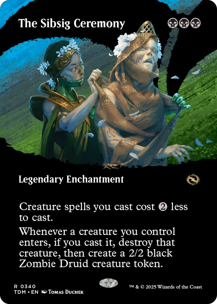 The Sibsig Ceremony (Borderless) [Tarkir: Dragonstorm] | Odin's Place