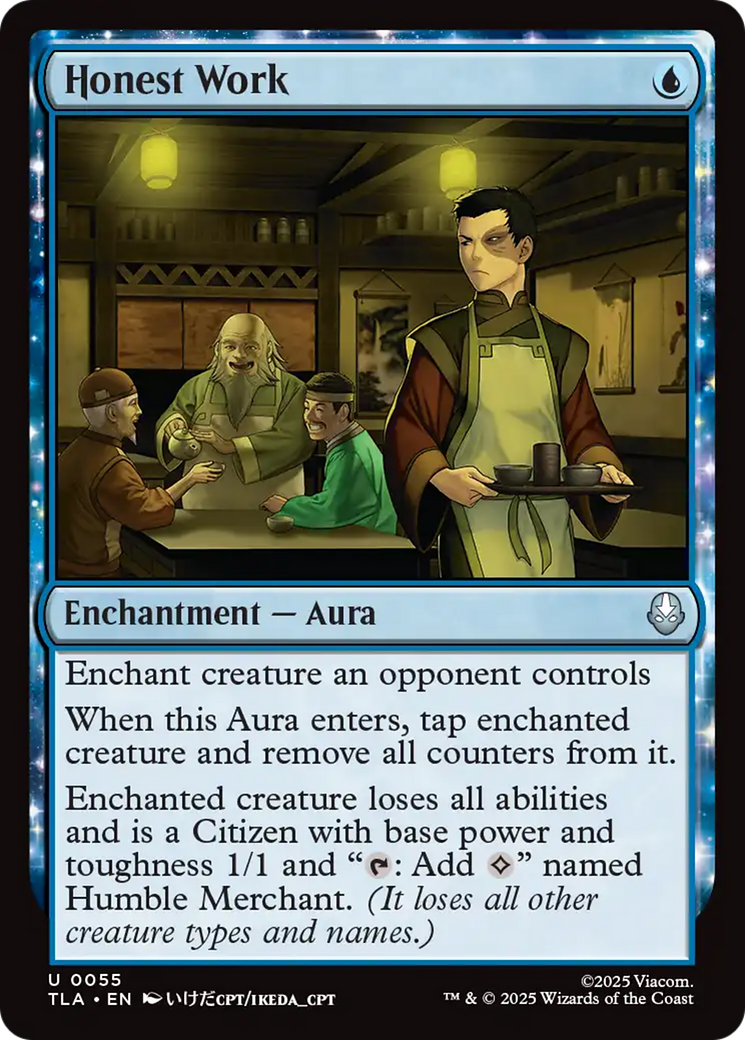 Honest Work [Avatar: The Last Airbender] | Odin's Place