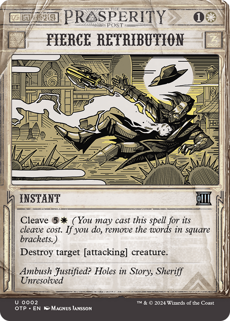Fierce Retribution [Outlaws of Thunder Junction: Breaking News] | Odin's Place
