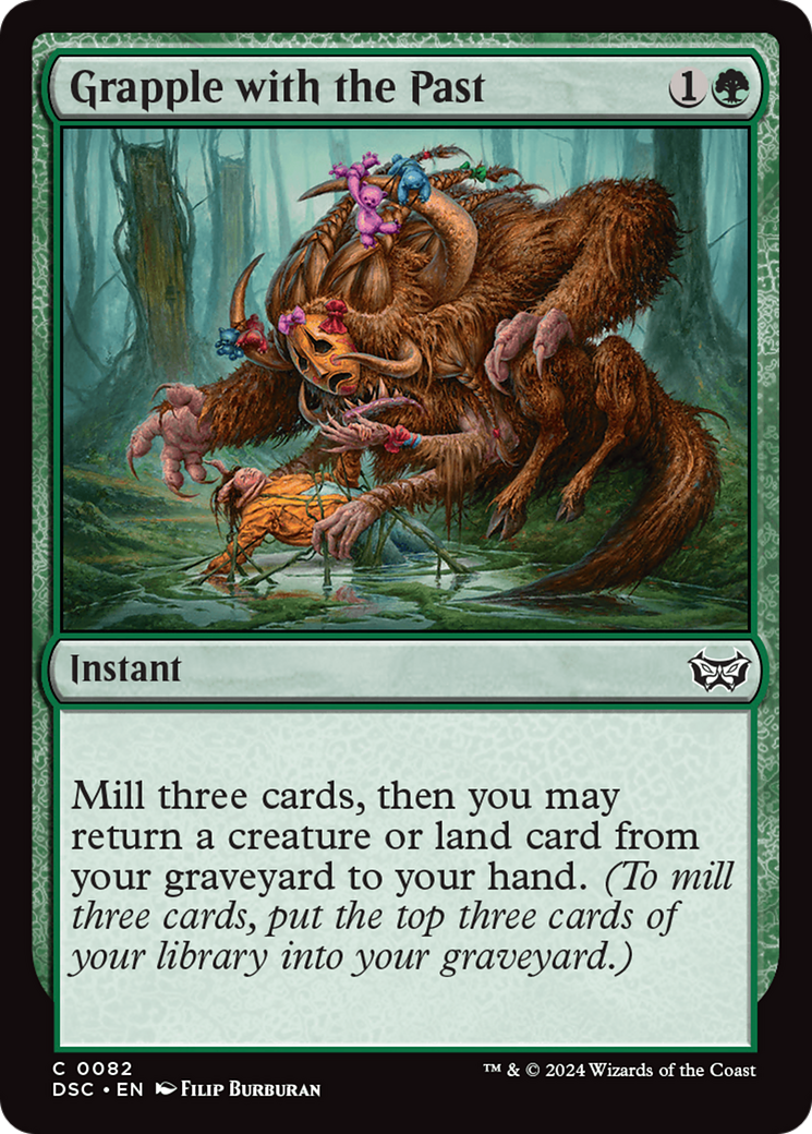 Grapple with the Past [Duskmourn: House of Horror Commander] | Odin's Place