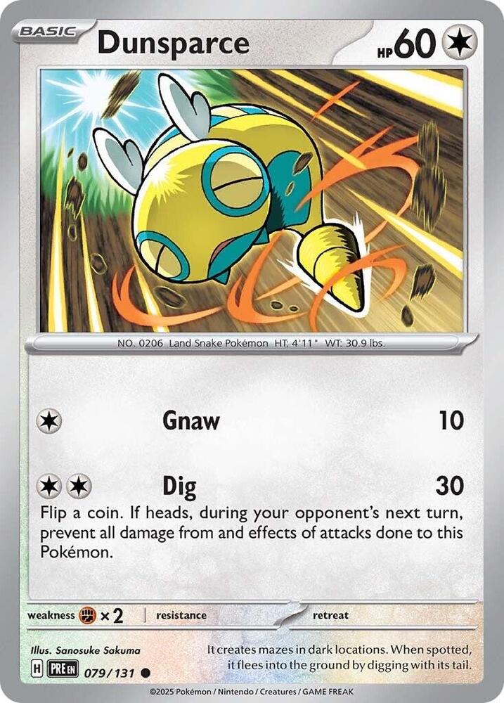 Dunsparce (079/131) [Scarlet & Violet: Prismatic Evolutions] | Odin's Place