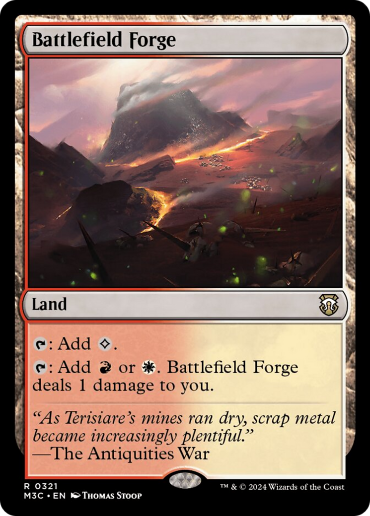 Battlefield Forge (Ripple Foil) [Modern Horizons 3 Commander] | Odin's Place