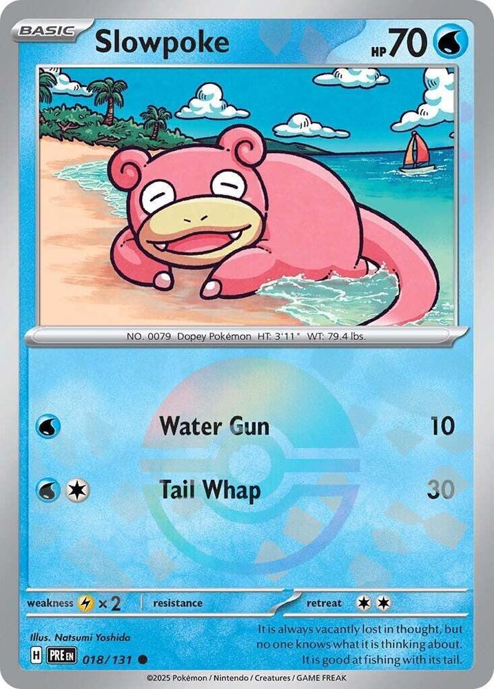 Slowpoke (018/131) (Poke Ball Pattern) [Scarlet & Violet: Prismatic Evolutions] | Odin's Place