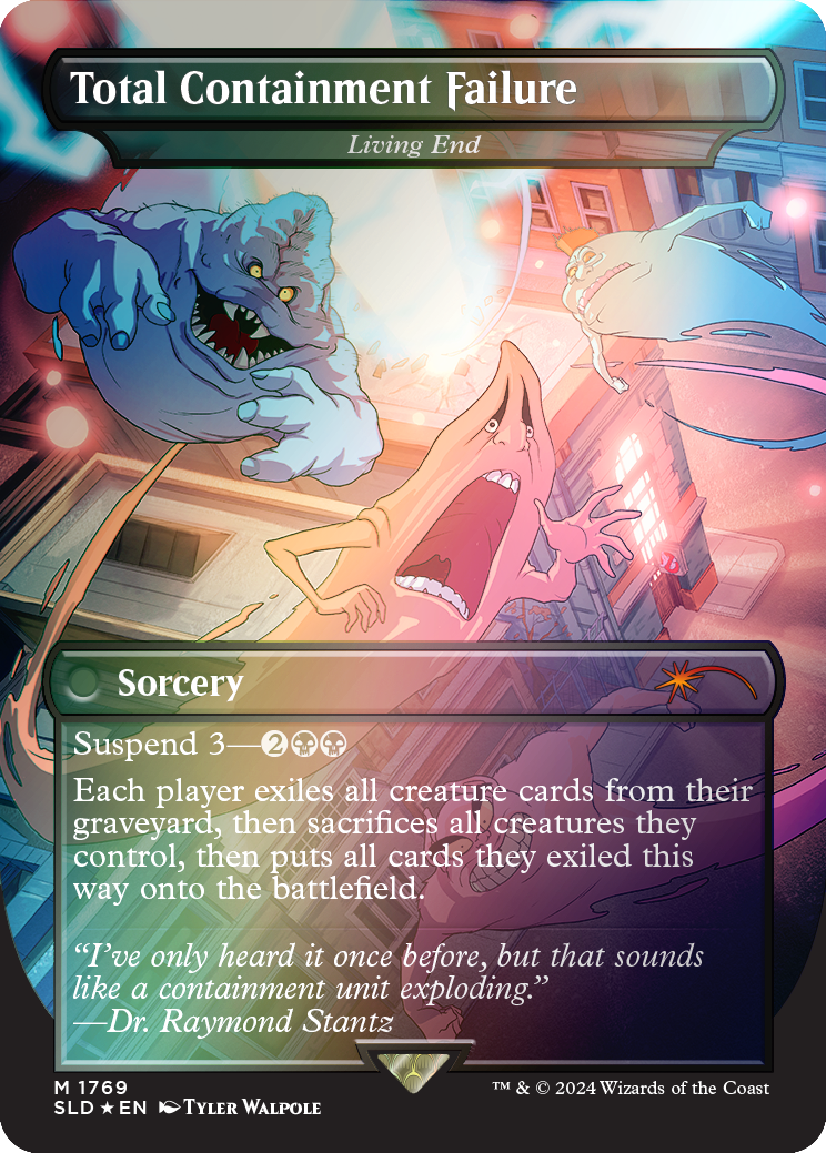 Total Containment Failure - Living End (Rainbow Foil) [Secret Lair Drop Series] | Odin's Place