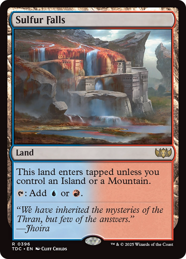 Sulfur Falls [Tarkir: Dragonstorm Commander] | Odin's Place