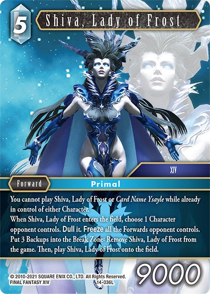 Shiva, Lady of Frost [Opus XIV: Crystal Abyss] | Odin's Place