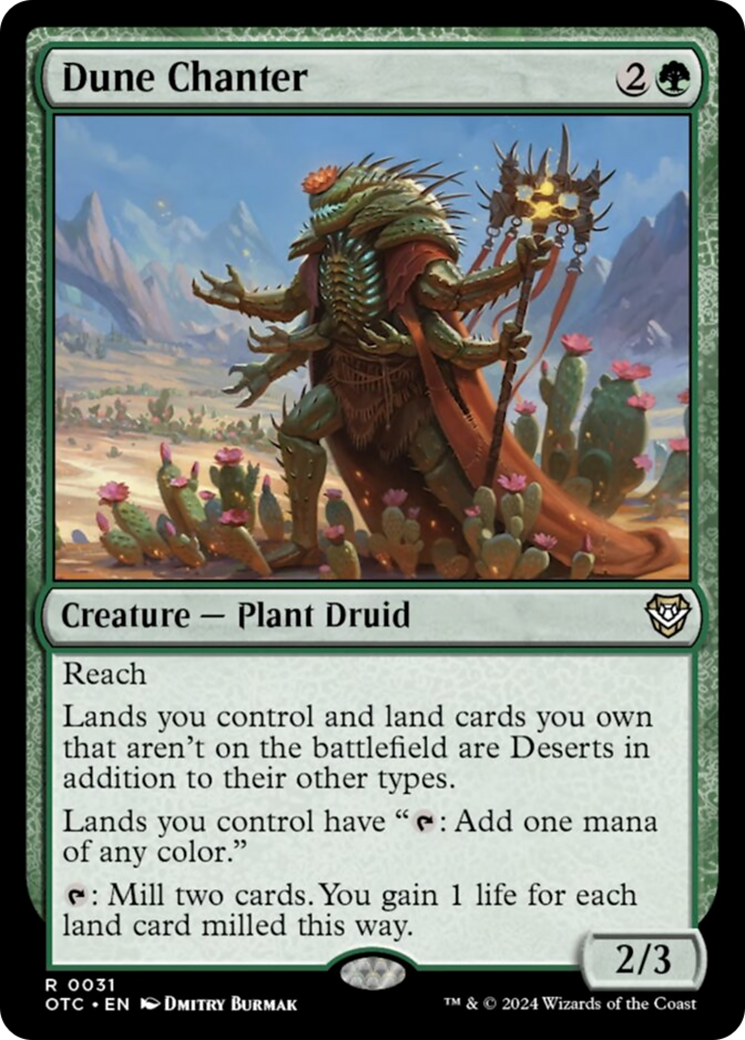 Dune Chanter [Outlaws of Thunder Junction Commander] | Odin's Place