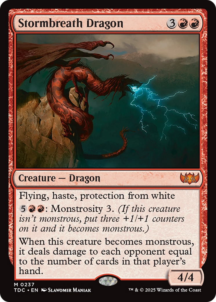 Stormbreath Dragon [Tarkir: Dragonstorm Commander] | Odin's Place