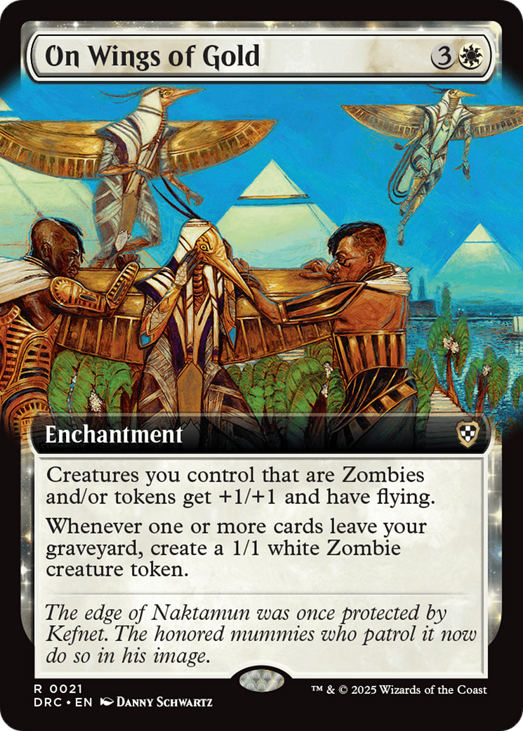 On Wings of Gold (Extended Art) [Aetherdrift Commander] | Odin's Place