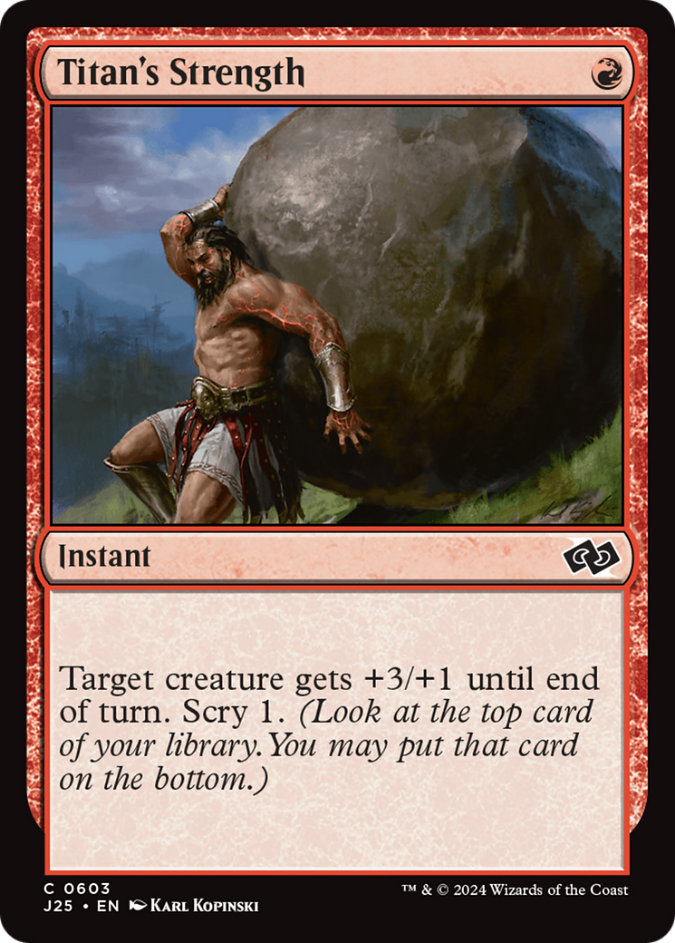 Titan's Strength [Foundations Jumpstart] | Odin's Place