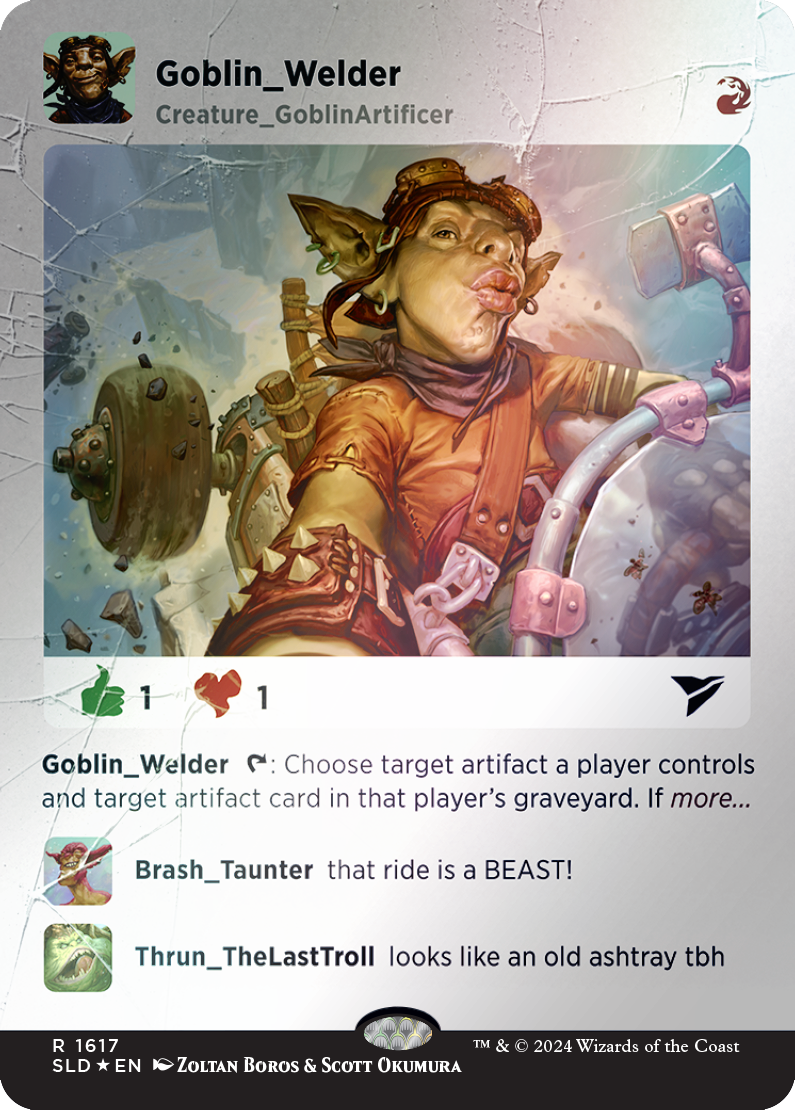 Goblin Welder (Rainbow Foil) [Secret Lair Drop Series] | Odin's Place