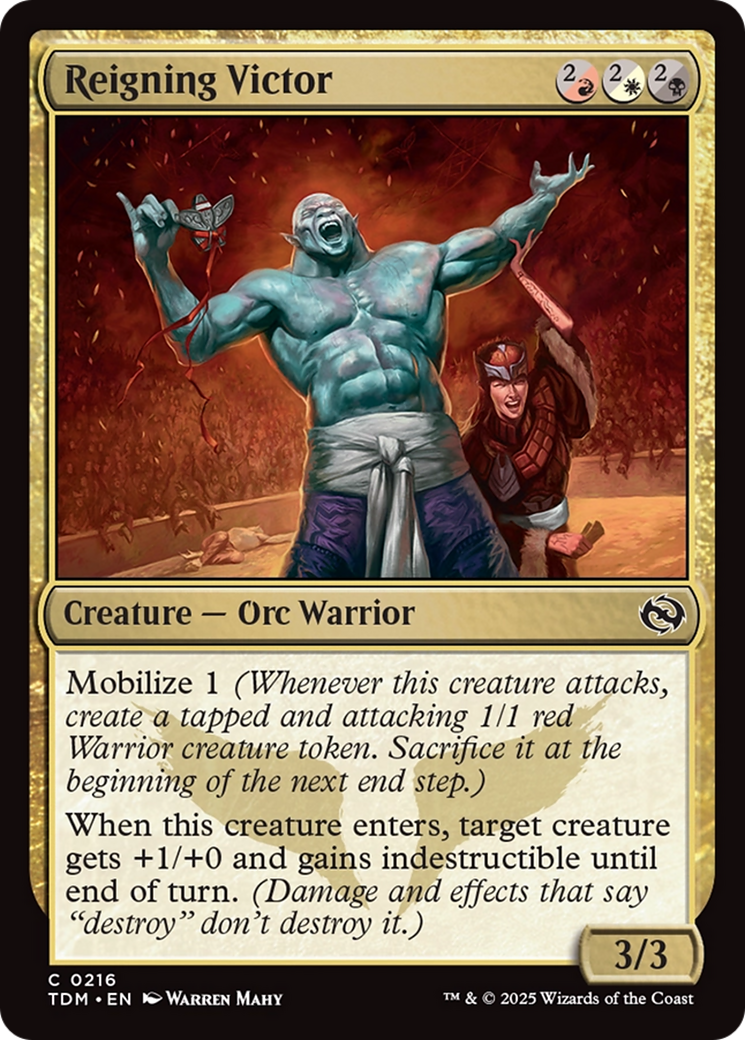 Reigning Victor [Tarkir: Dragonstorm] | Odin's Place