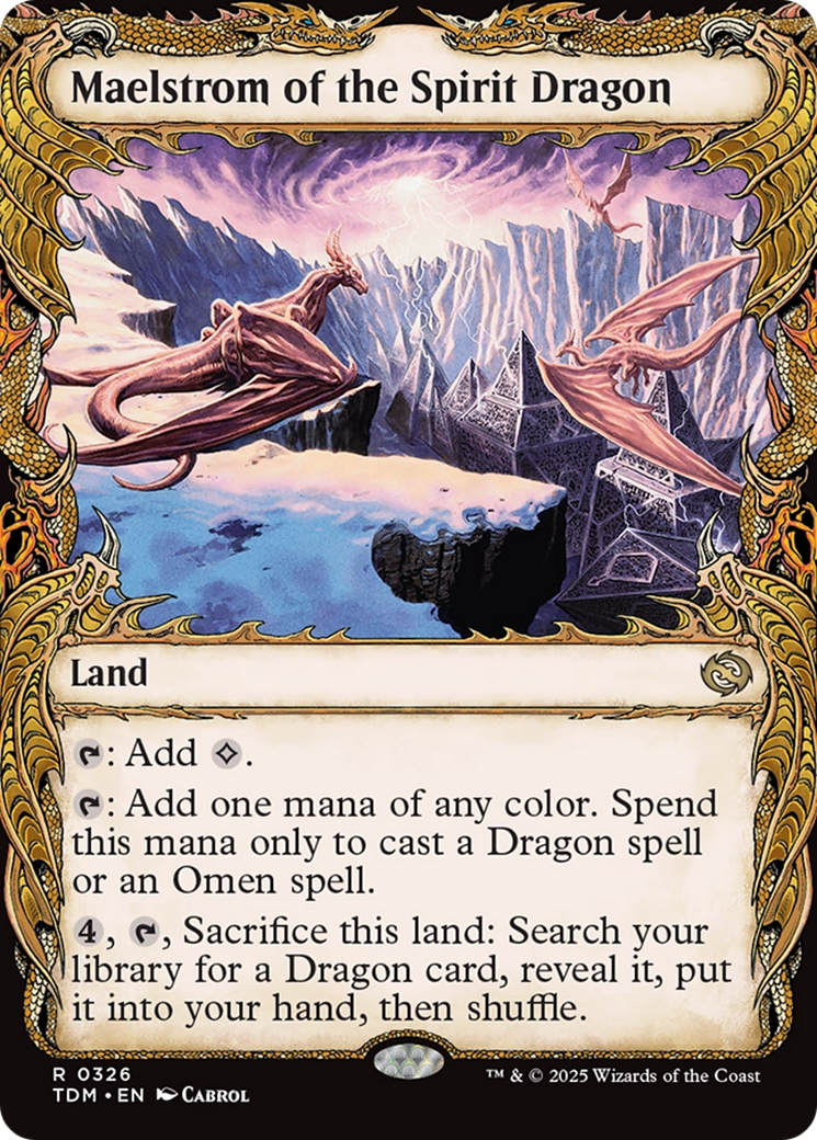 Maelstrom of the Spirit Dragon (Showcase) [Tarkir: Dragonstorm] | Odin's Place
