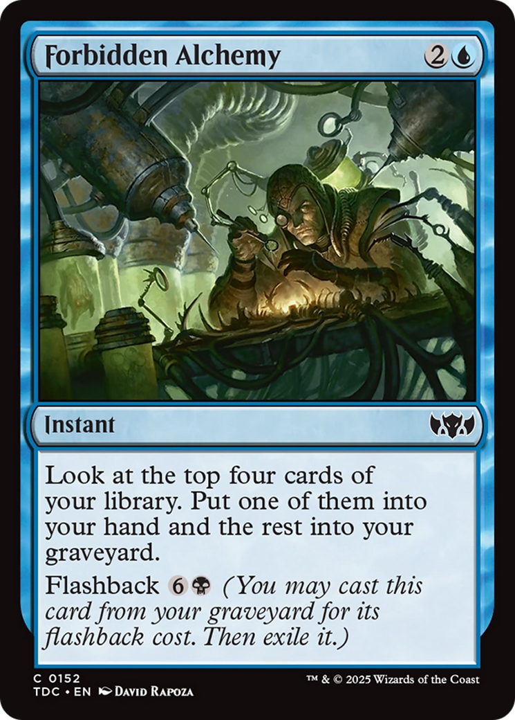 Forbidden Alchemy [Tarkir: Dragonstorm Commander] | Odin's Place