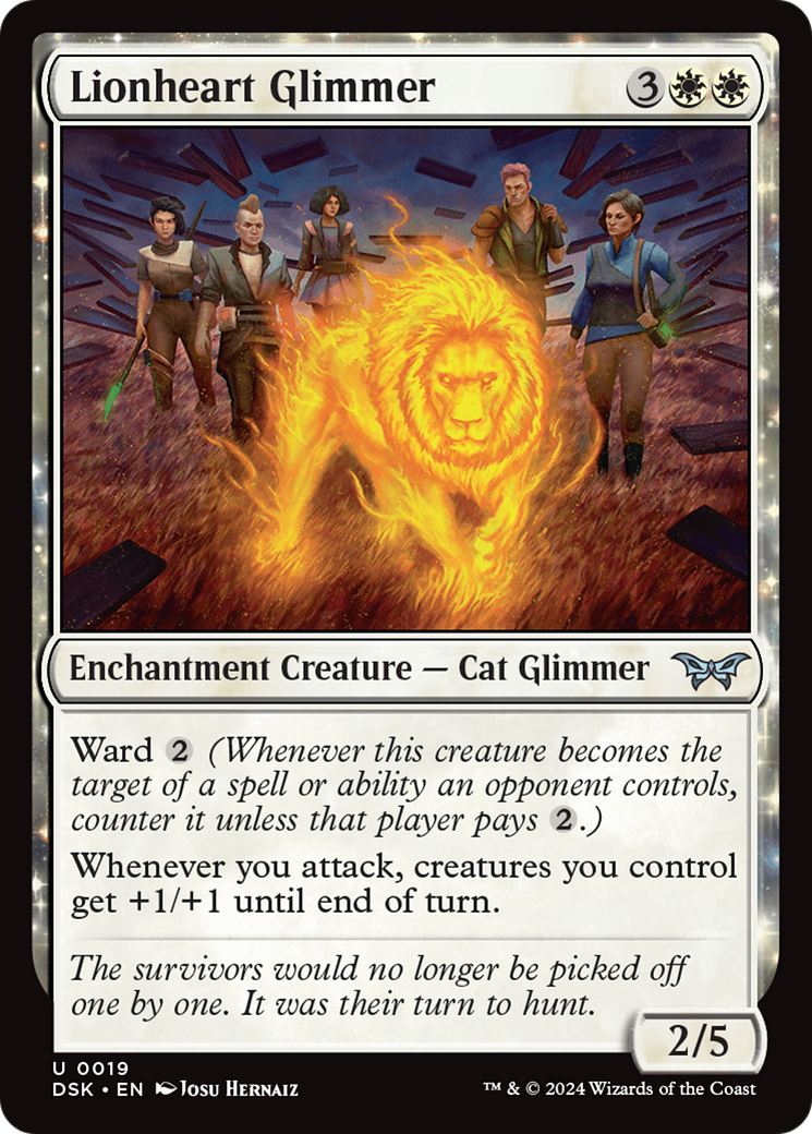 Lionheart Glimmer [Duskmourn: House of Horror] | Odin's Place