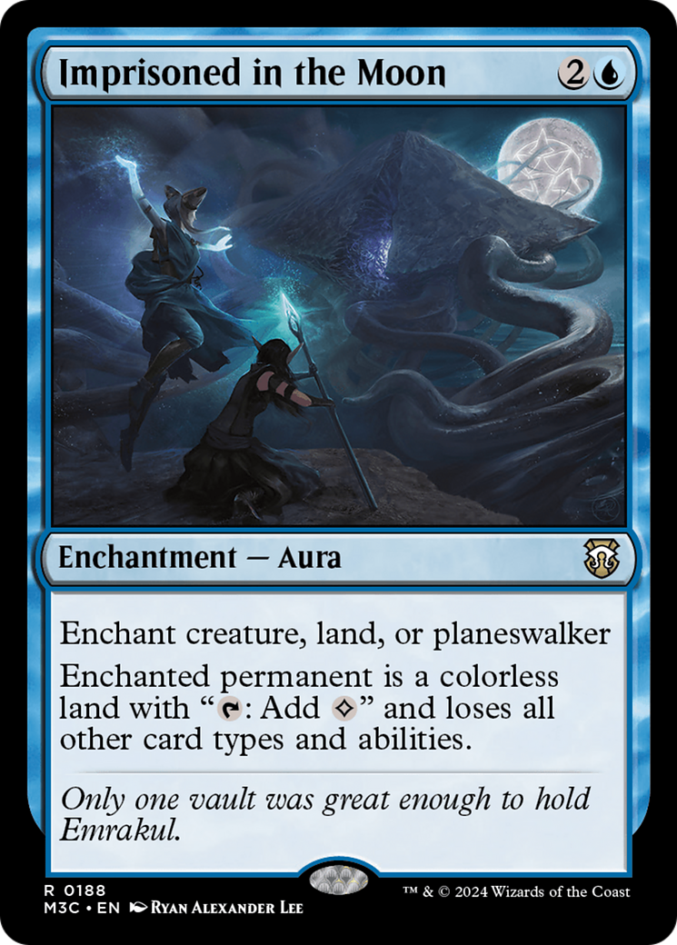 Imprisoned in the Moon (Ripple Foil) [Modern Horizons 3 Commander] | Odin's Place