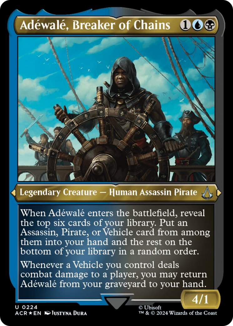 Adewale, Breaker of Chains (Foil Etched) [Assassin's Creed] | Odin's Place