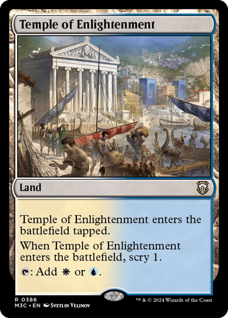 Temple of Enlightenment (Ripple Foil) [Modern Horizons 3 Commander] | Odin's Place