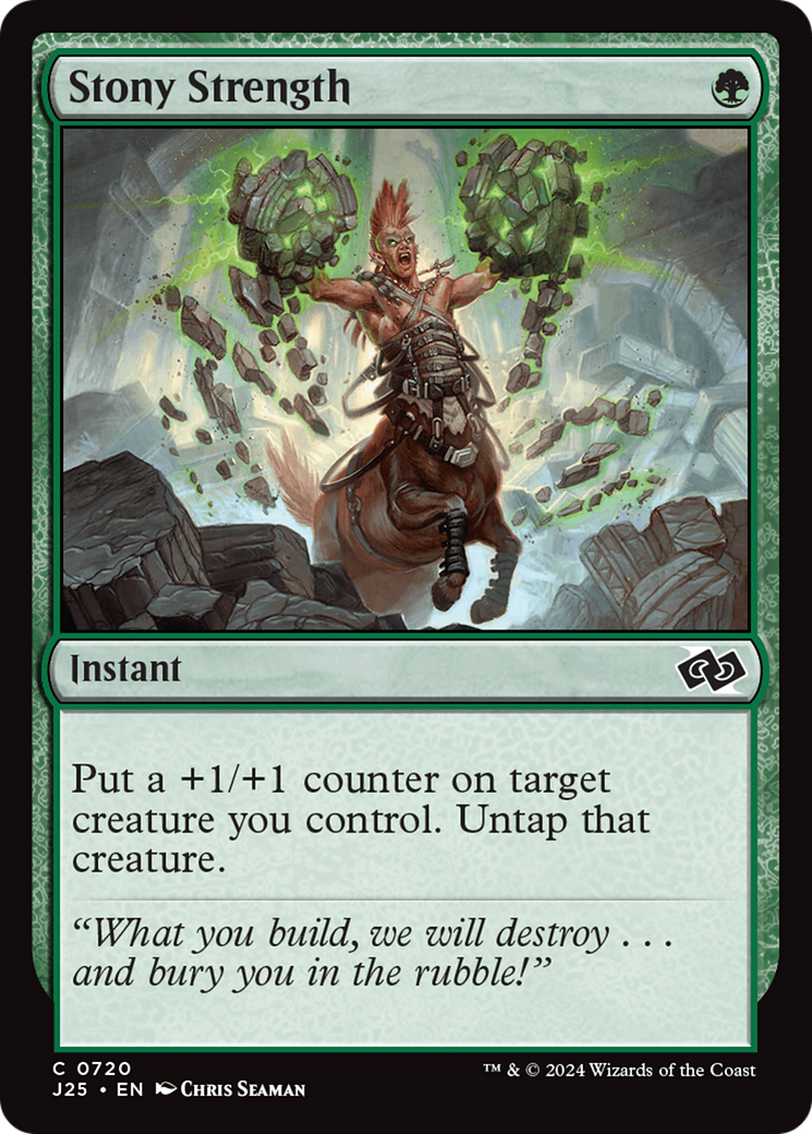 Stony Strength [Foundations Jumpstart] | Odin's Place