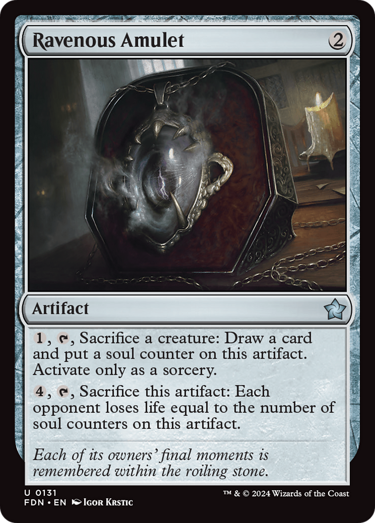 Ravenous Amulet [Foundations] | Odin's Place