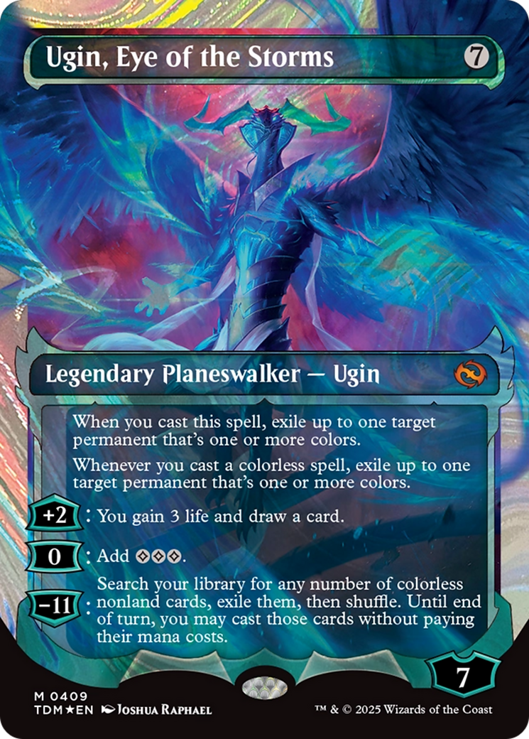 Ugin, Eye of the Storms (Showcase) (Halo Foil) [Tarkir: Dragonstorm] | Odin's Place