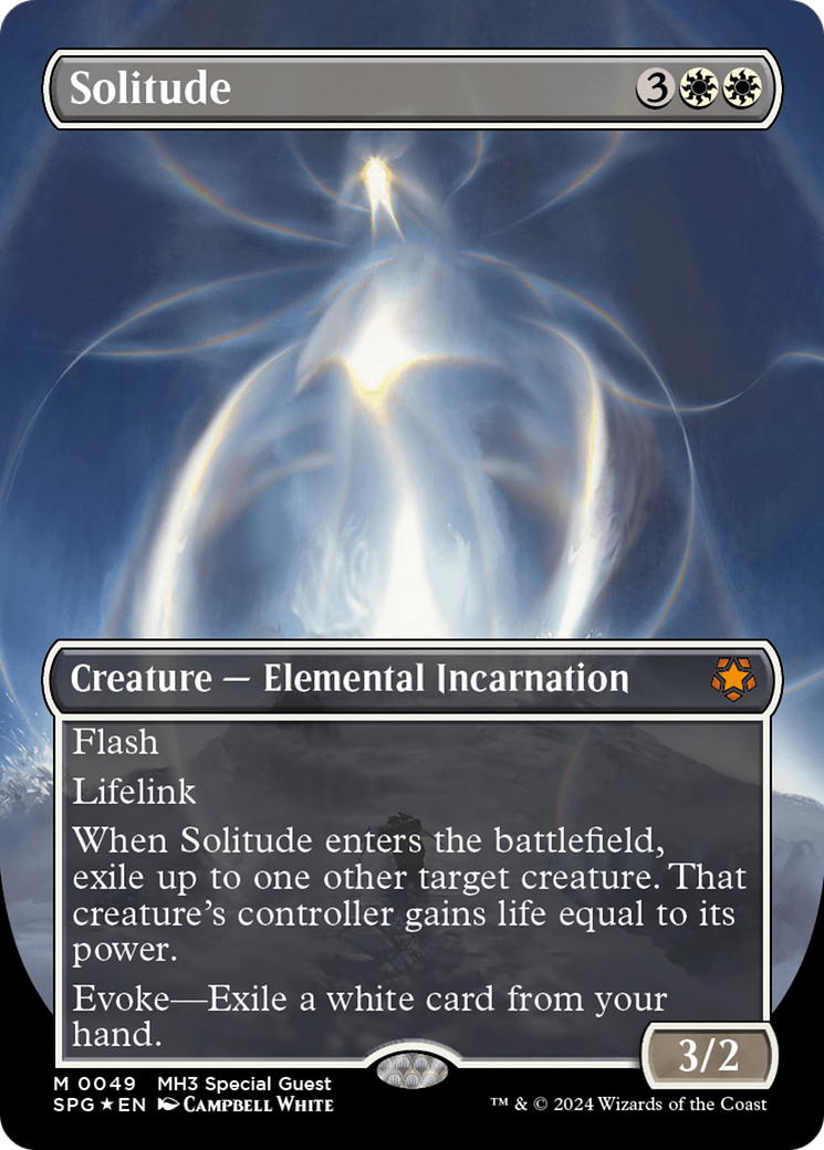 Solitude (Borderless) (Textured Foil) [Modern Horizons 3 Special Guests] | Odin's Place