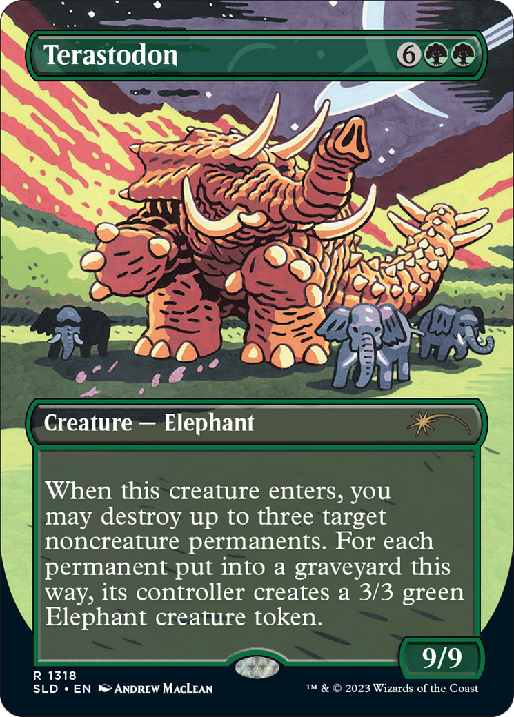 Terastodon (Rainbow Foil) [Secret Lair Drop Series] | Odin's Place
