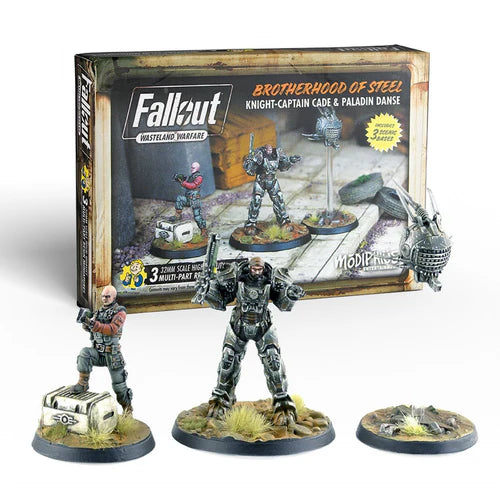Fallout Wasteland Warfare - Brotherhood of Steel Knight-Captain Dade and Paladin Danse | Odin's Place