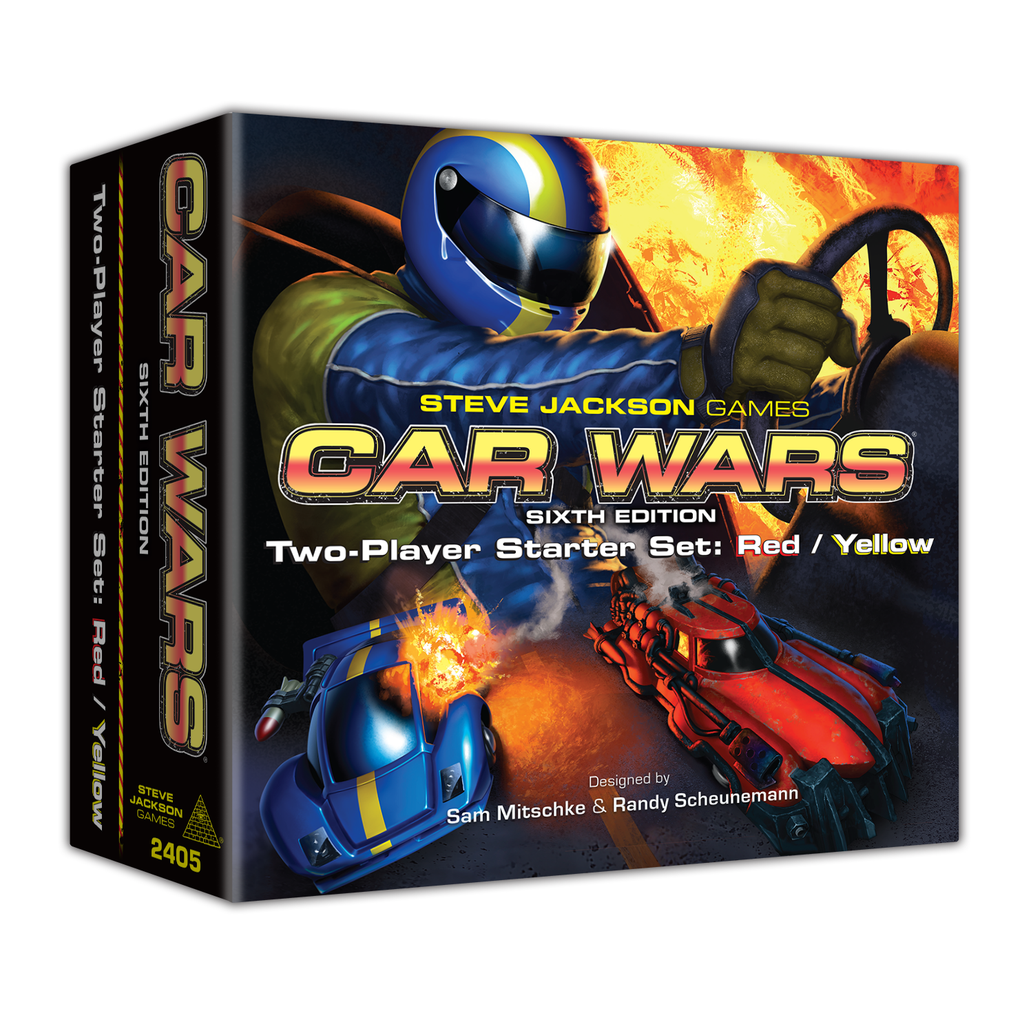 Car Wars: 6th Edition - Two-Player Starter Set - Orange/Purple | Odin's Place