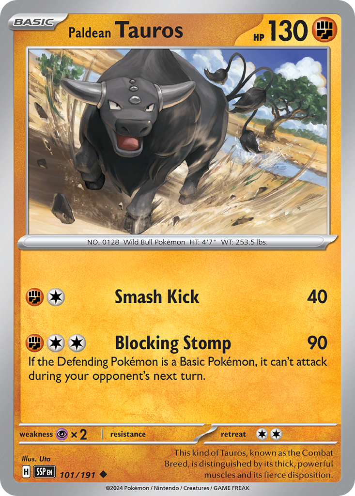 Paldean Tauros (101/191) [Scarlet & Violet: Surging Sparks] | Odin's Place