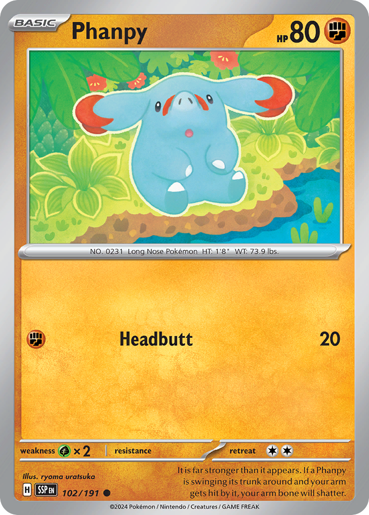 Phanpy (102/191) [Scarlet & Violet: Surging Sparks] | Odin's Place