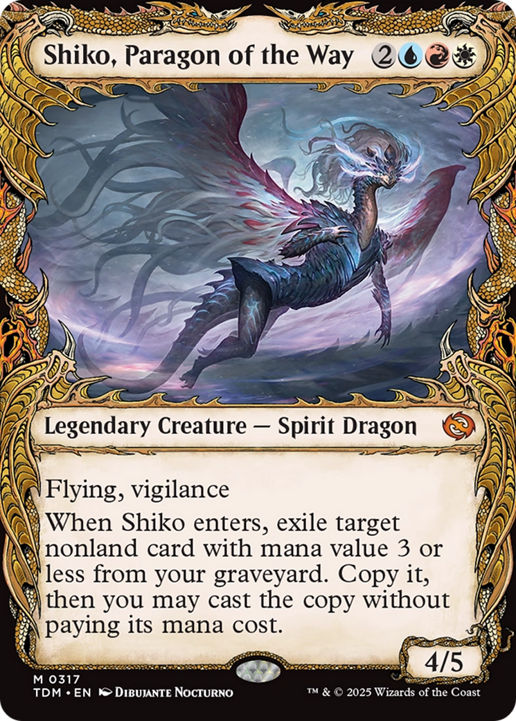 Shiko, Paragon of the Way (Showcase) [Tarkir: Dragonstorm] | Odin's Place