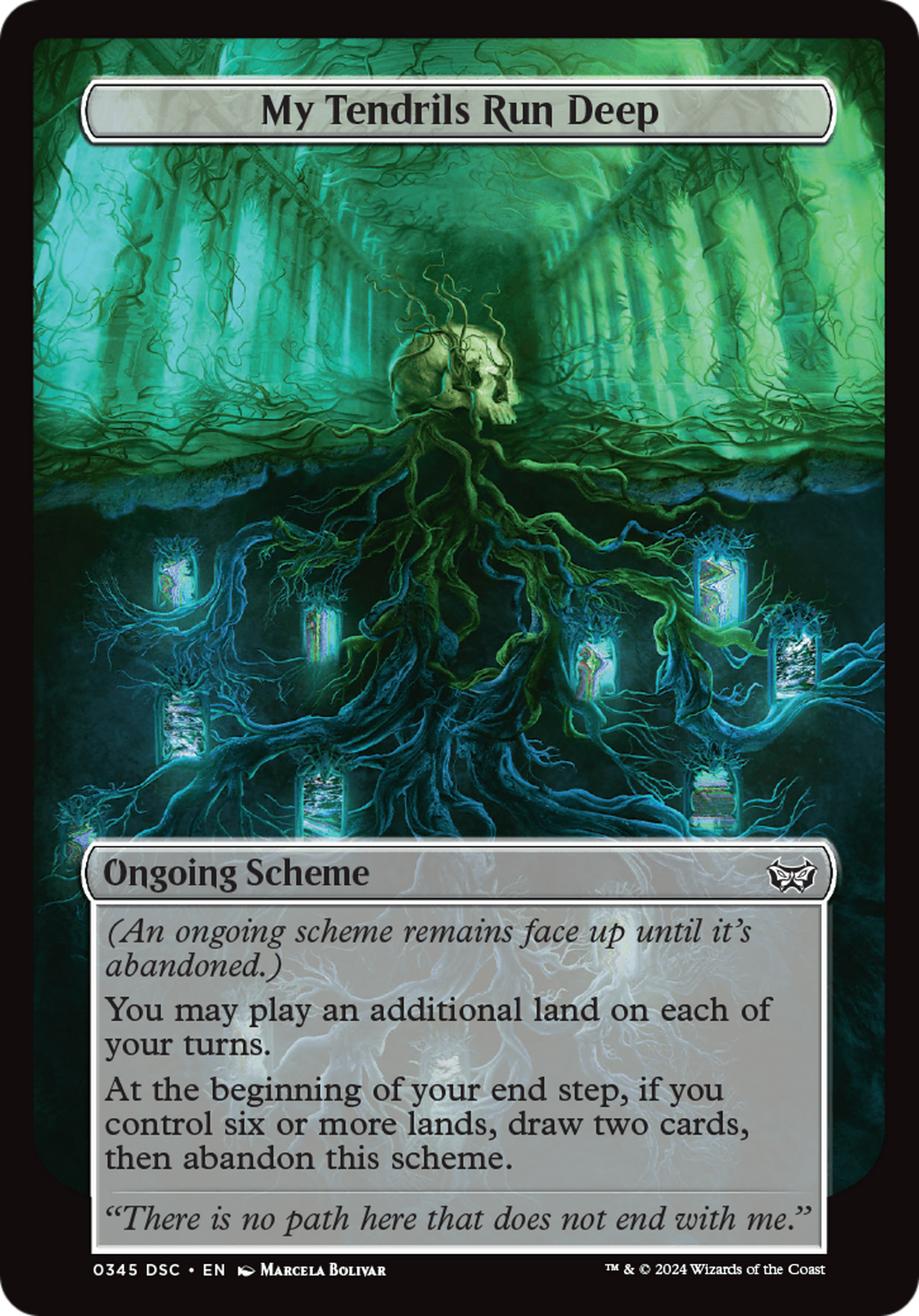 My Tendrils Run Deep (Full Art) [Duskmourn: Archenemy] | Odin's Place