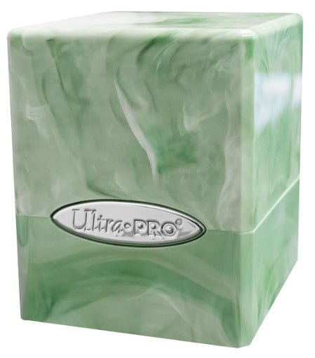 Marble Satin Cube - Lime Green / White | Odin's Place