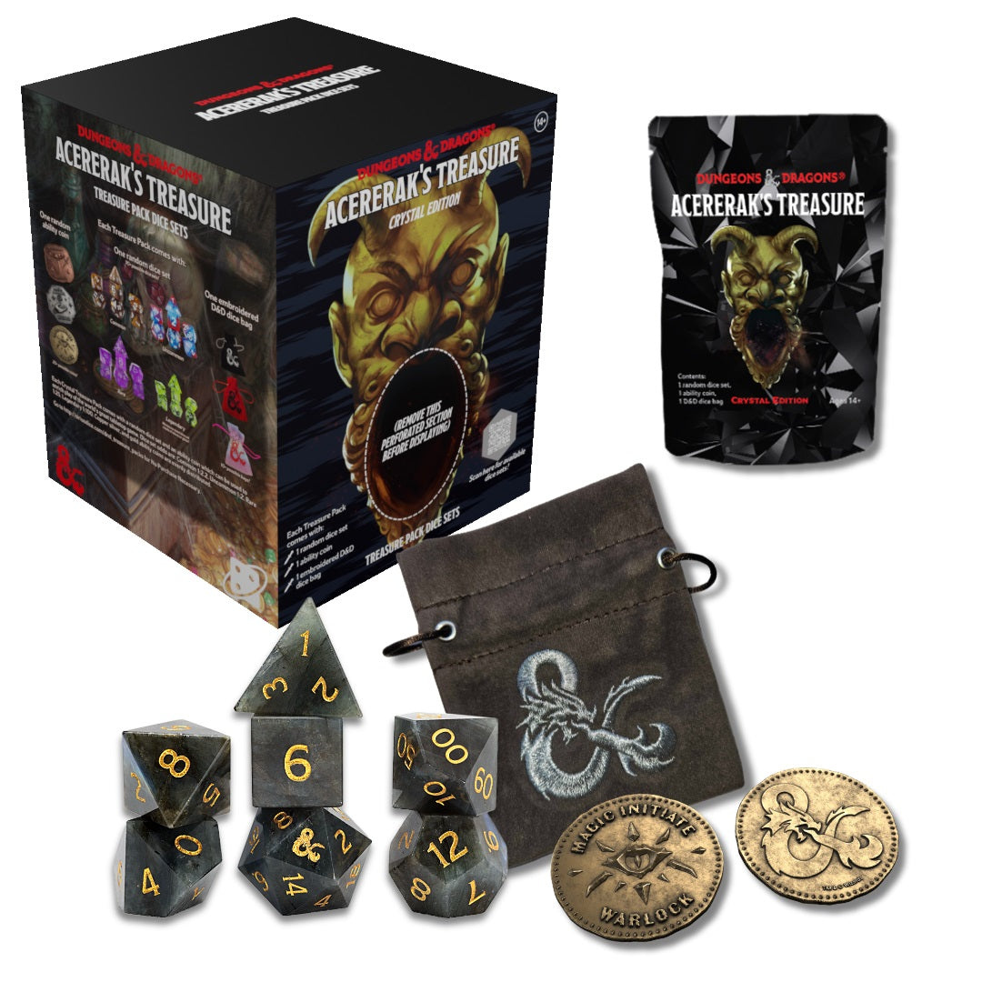 Dungeons & Dragons: Acererak`s Treasure Blind Box Display - Crystal Edition (25) | Odin's Place