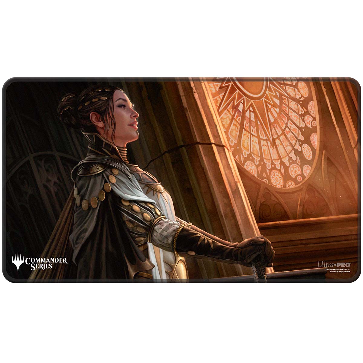 Magic the Gathering CCG: Commander Series - Release 3 - Enemy Color - Q3 2024 Stitched Edge Playmat Teysa | Odin's Place