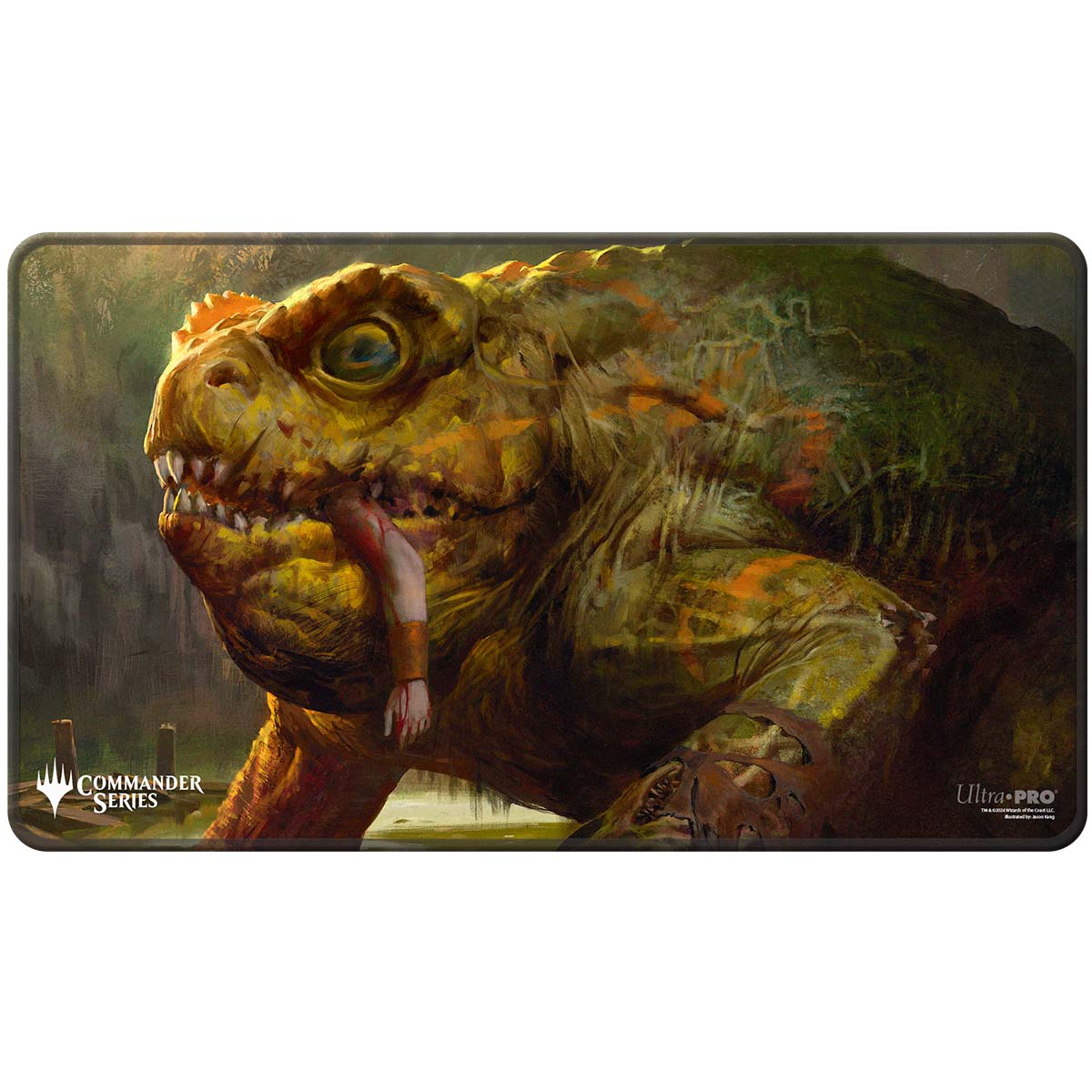 Magic the Gathering CCG: Commander Series - Release 3 - Enemy Color - Q3 2024 Stitched Edge Playmat Gitrog | Odin's Place