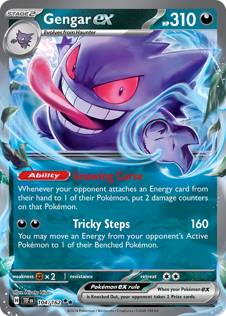 Gengar ex (104/162) [Scarlet & Violet: Temporal Forces] | Odin's Place