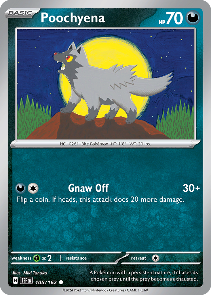 Poochyena (105/162) [Scarlet & Violet: Temporal Forces] | Odin's Place