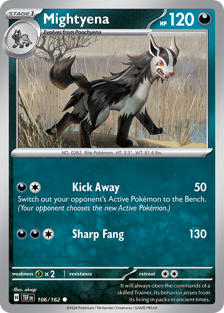 Mightyena (106/162) [Scarlet & Violet: Temporal Forces] | Odin's Place