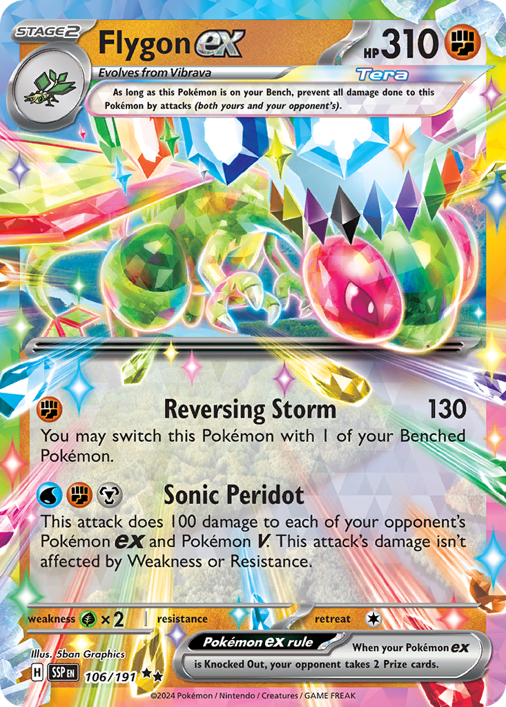 Flygon ex (106/191) [Scarlet & Violet: Surging Sparks] | Odin's Place
