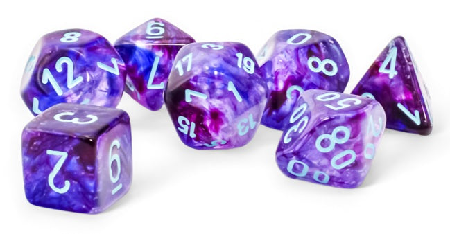 Nebula: Mega-hedral Nocturnal/turquoise Luminary 7-Die Set | Odin's Place