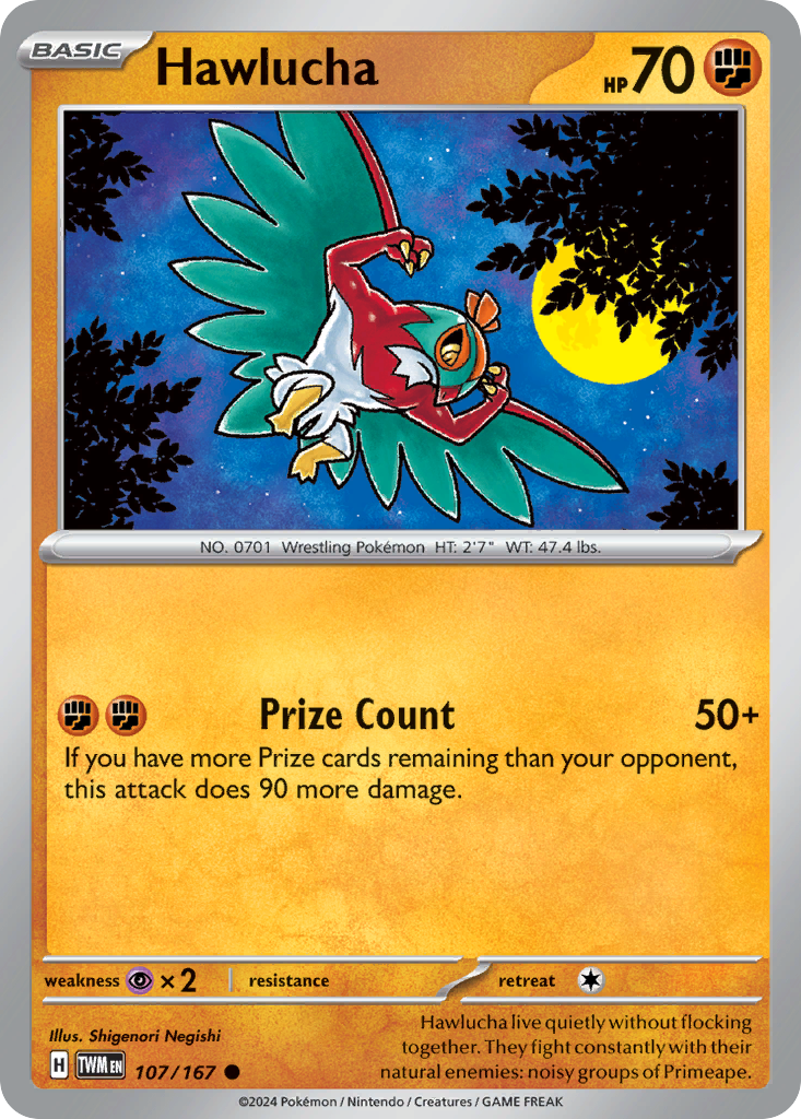 Hawlucha (107/167) [Scarlet & Violet: Twilight Masquerade] | Odin's Place